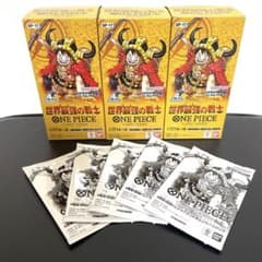 【テープ付き・新品未開封】ワンピースカードゲーム 世界最強の戦士 3boxのサムネイル