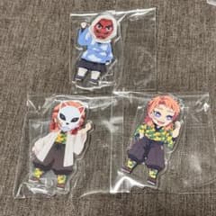 鬼滅の刃 みにキャラ 繋がる アクリルスタンド 錆兎 鱗滝 立志編 柱