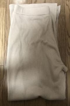 無印良品　リブ編みパンツ　タグ付きのサムネイル