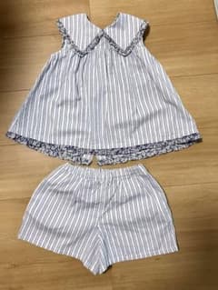 SENSE OF WONDERストライプ柄 ワンピースセット 95cmのサムネイル