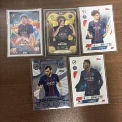 Topps パリ・サンジェルマン選手5枚