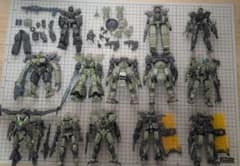 30MM グリーン&オリーブドラブセット 13機まとめのサムネイル