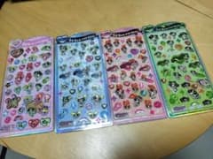パワーパフガールズ　　4点セット　シールのサムネイル