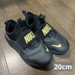 NIKE 20cm フレックスランナー4 ブラック×ゴールドのサムネイル
