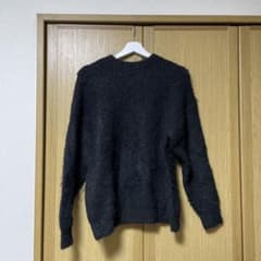 ★値下げ中★ Discoat 畦シャギービッグニット ブラックのサムネイル