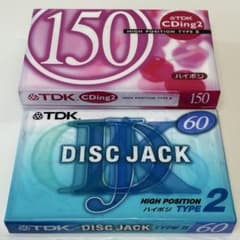 未開封 TDK ハイポジ カセットテープ 3本セットのサムネイル