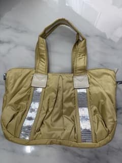 AQUA BLUボストンバッグ イエロー スパンコールのサムネイル