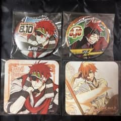 D.Gray-man ラビ バースデイ缶バッジ コースター セットのサムネイル