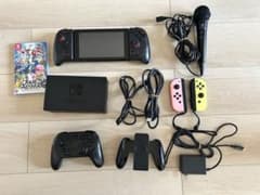 Switchセット売り【スマブラ、ジョイコン、カラオケマイク、プロコン等】のサムネイル