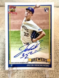 topps MLB ミジオロウスキー 直筆サインカード RC auto - メルカリ
