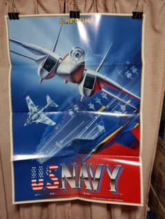 カプコン「U.S. NAVY (USネイビー)」アーケード版ポスター　B1サイズ m99281279863_1.jpg?1758039236