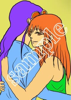 アニメ風キャラクターポストカードセット（6枚）のサムネイル