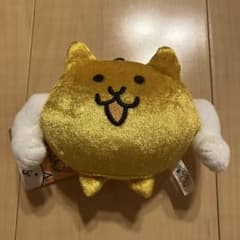 냥코 대전쟁 봉제인형 마스코트 금 고양이 빌더