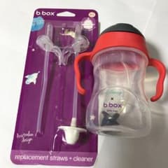 b.box シッピーカップ　交換用ストローセット＋クリーナーのサムネイル