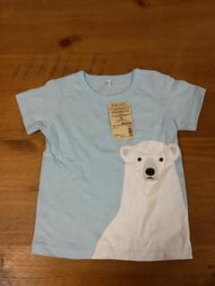 無印　白くま　しろくまTシャツのサムネイル