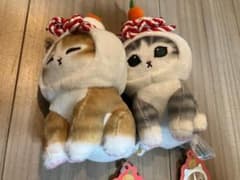 【新品・タグ付】mofusand 鏡餅にゃんマスコット 猫　2種セット