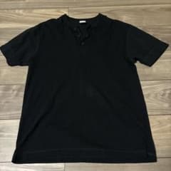 UNITED ATHLE ヘンリーネック Tシャツ ブラック Lのサムネイル