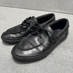 重厚レザーモカ2アイレットシルエットVANSV176CFブラック27cm 重厚レザーモカ2アイレットシルエットVANSV176CFブラック27cm - メルカリ