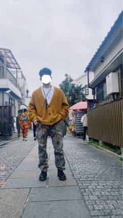 【MEN’S NONNO掲載】Mohair Mixルーズニットカーディガンのサムネイル