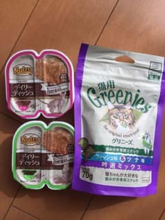 猫用 歯磨きおやつ&ご飯のサムネイル