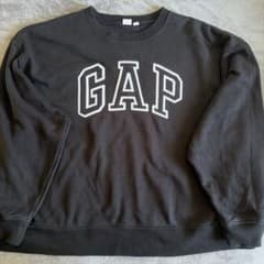GAP スウェット ブラック ロゴ刺繍のサムネイル