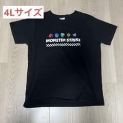 아* 님 몬스터 스트라이크 프린트 T 셔츠 4L