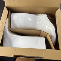 ミドリ 長靴 ホワイト　新品未使用のサムネイル