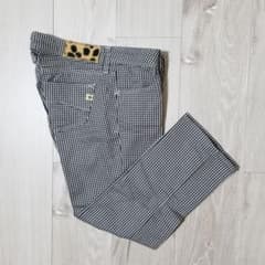 『新品』ビッグジョン七分丈　ギンガムチェックパンツのサムネイル