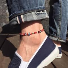 top quality natural stone anklet limited discount now DEUS whatever you like