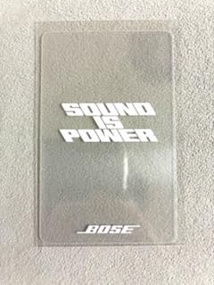 BOSE SOUND IS POWER アクリルカードのサムネイル