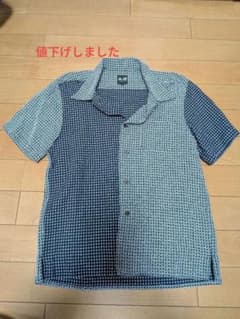 衣桜　 半袖シャツ サイズ4 ブルー系 チェック柄のサムネイル