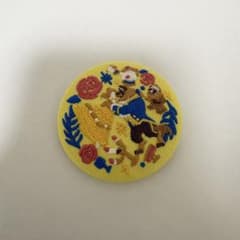 ディズニー 刺繍缶バッジ 美女と野獣のサムネイル