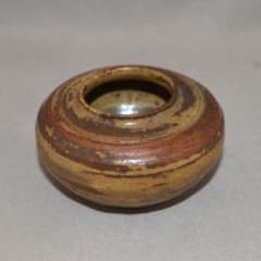 元代　出土品（広東）『丸形水盂』　古陶磁器　硯滴　水中丞　水丞　文房具　古美術 元代 出土品（広東）『丸形水盂』 古陶磁器 硯滴 水中丞 水丞