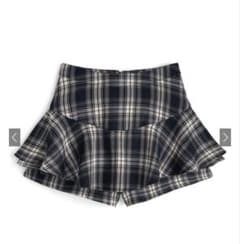 GRL チェック柄フリルスカートパンツ ks0066aのサムネイル