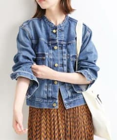 イエナ リメイクタックデニムブルゾンのサムネイル