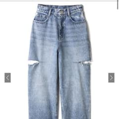 サイドカッティングデニムパンツ[cu273のサムネイル