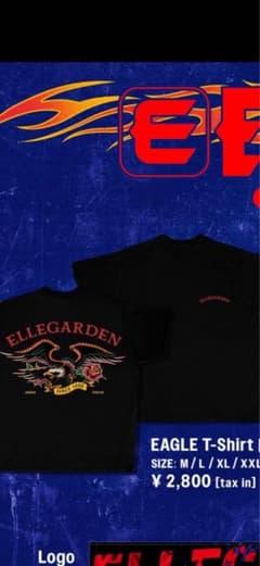 ELLEGARDEN EAGLE T-Shirt ブラック Lサイズ - メルカリ