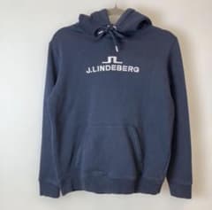 J.LINDEBERG ネイビー フーディー パーカー ゴルフ Mサイズのサムネイル