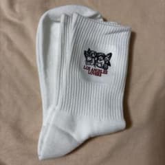 【新品未使用】LOS ANGELES LOVERS 刺繍 ソックス ホワイトのサムネイル