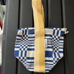 JOHANNA GULLICHSEN トートバッグ ブルー×イエロー - メルカリ