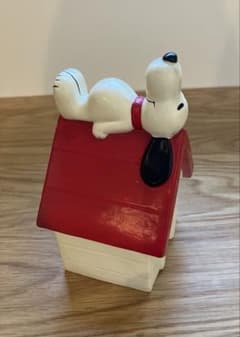 希少】ヴィンテージ スヌーピー 貯金箱 Determined社 陶器製 - メルカリ