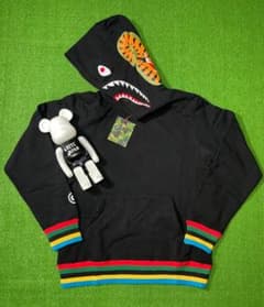 BAPE SHARK LINE RIB PULLOVER HOODIE Lのサムネイル