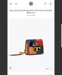 値下げ！未使用　Tory Burch　ミニウォレットのサムネイル