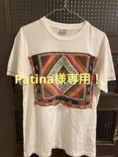 ガイジンメイド　タイ山岳民族古布貼り付けリメイクTシャツのサムネイル