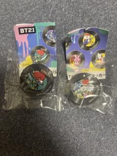 BT21 アクリルステッカー TATA ・集合 2個セットのサムネイル