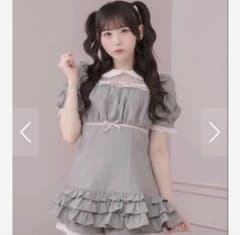 pium チュール切替ティアード半袖セットアップのサムネイル