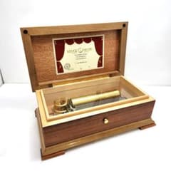 Y3425 リュージュ オルゴール ベートーベン 三曲 72弁 杢象嵌 　せ Y3425 リュージュ オルゴール ベートーベン 三曲 72弁 杢象嵌 せ