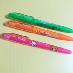 フリクション蛍光ペン♫ピンクはリラックマ柄(^○^)のサムネイル