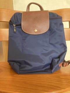 【美品】ロンシャン　Longchamp リュック　プレアージュ　ネイビーのサムネイル