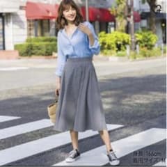 UNIQLO サーキュラー スカート ギンガムチェックスカートのサムネイル
